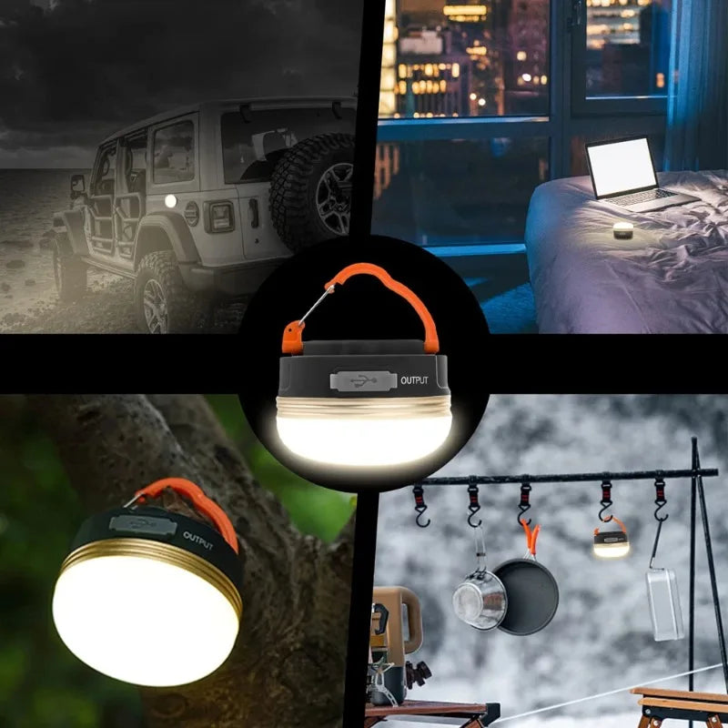 Rechargeable LED Camping Lantern — 1200mAh