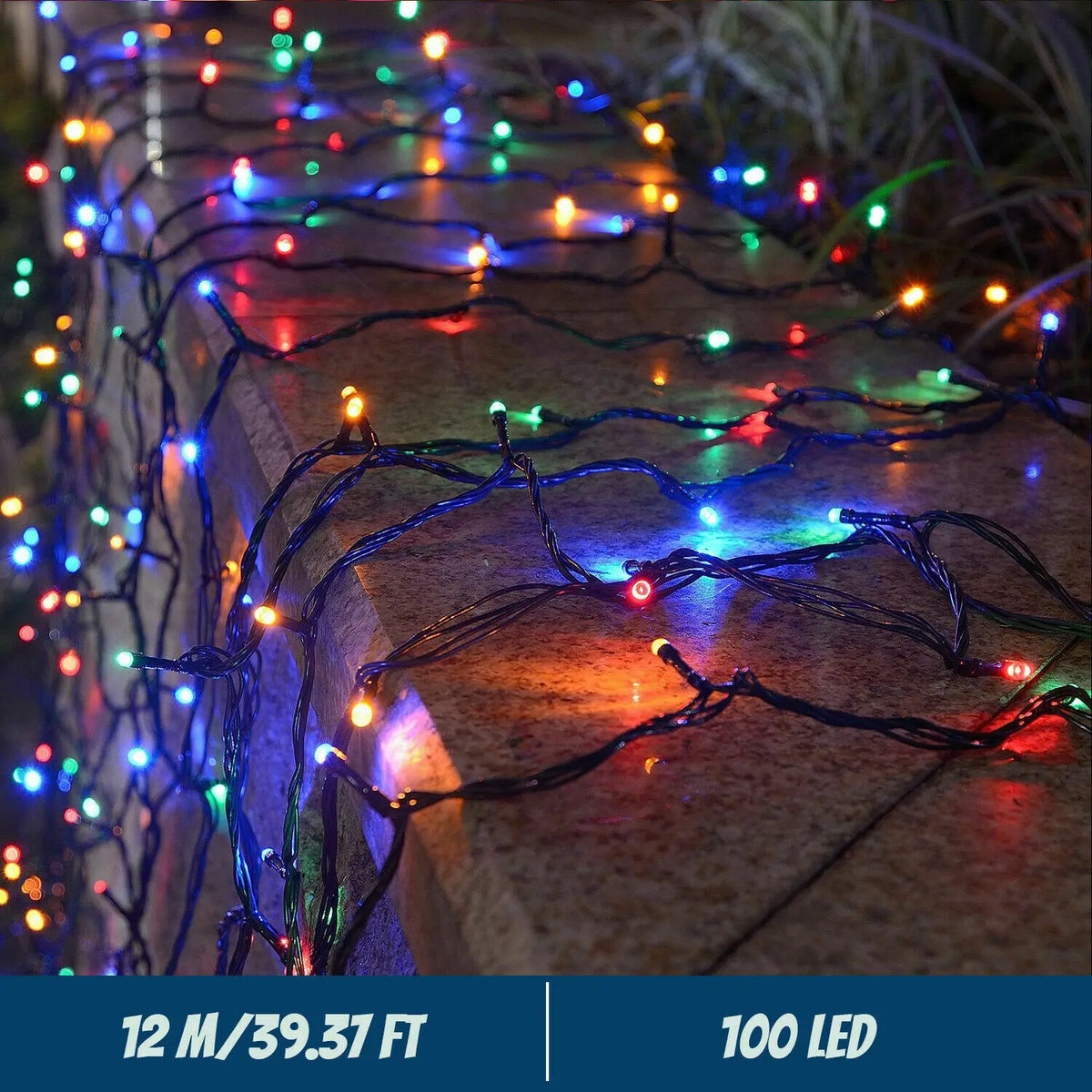 Solar LED Christmas String Lights | Multiple Lengths and Colors