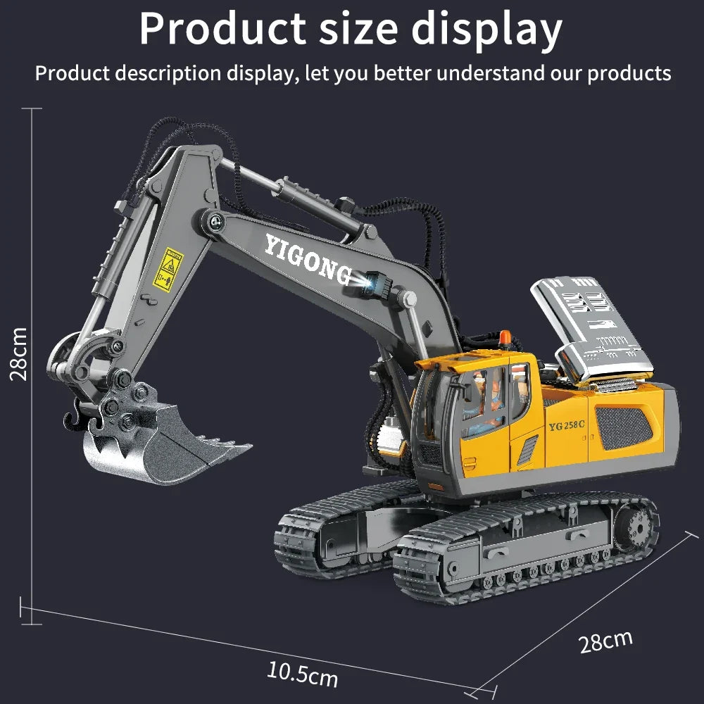 Remote-Control Excavator Toy
