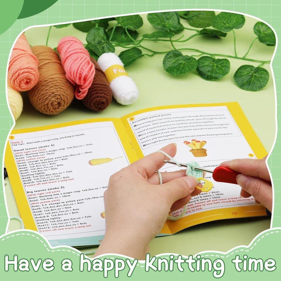 IMZAY Beginner Crochet Material Kit
