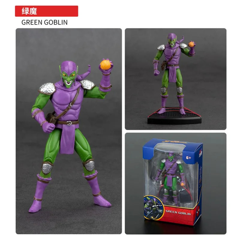 Poseable Superhero Villain Action Figure, 4 Inches