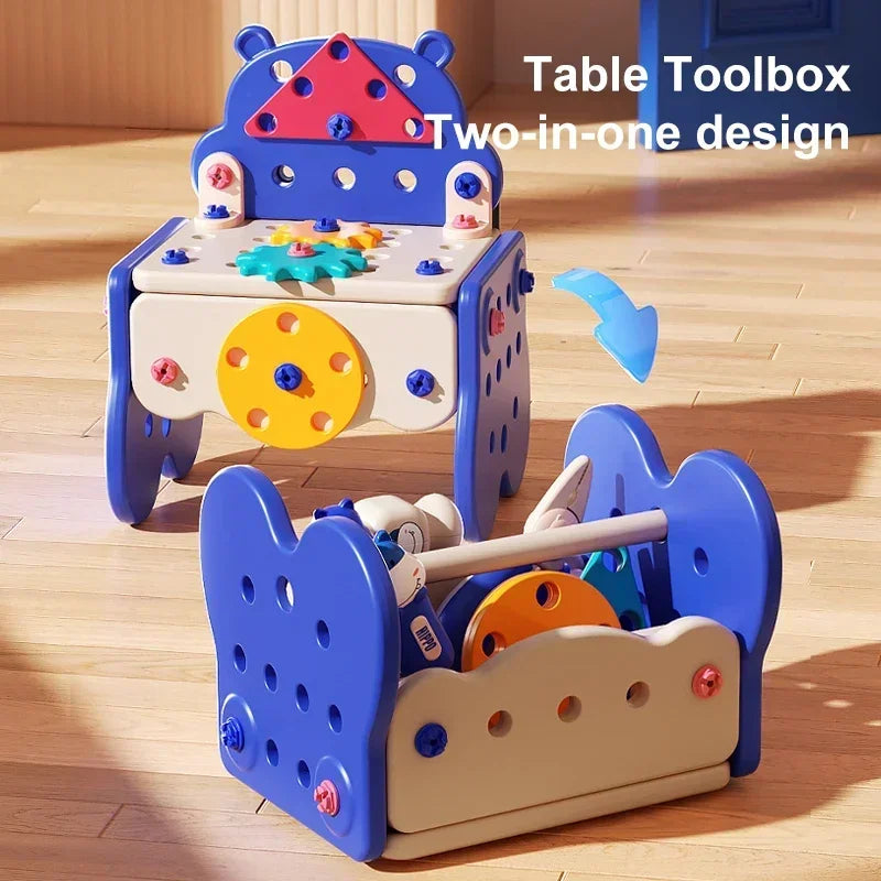 Kids’ Pretend Tool Set with Battery Drill & Toolbox