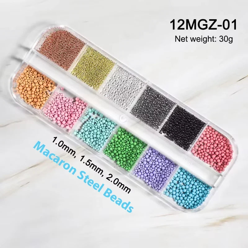 Acrylic Flower Nail Art Decorations, 5 g