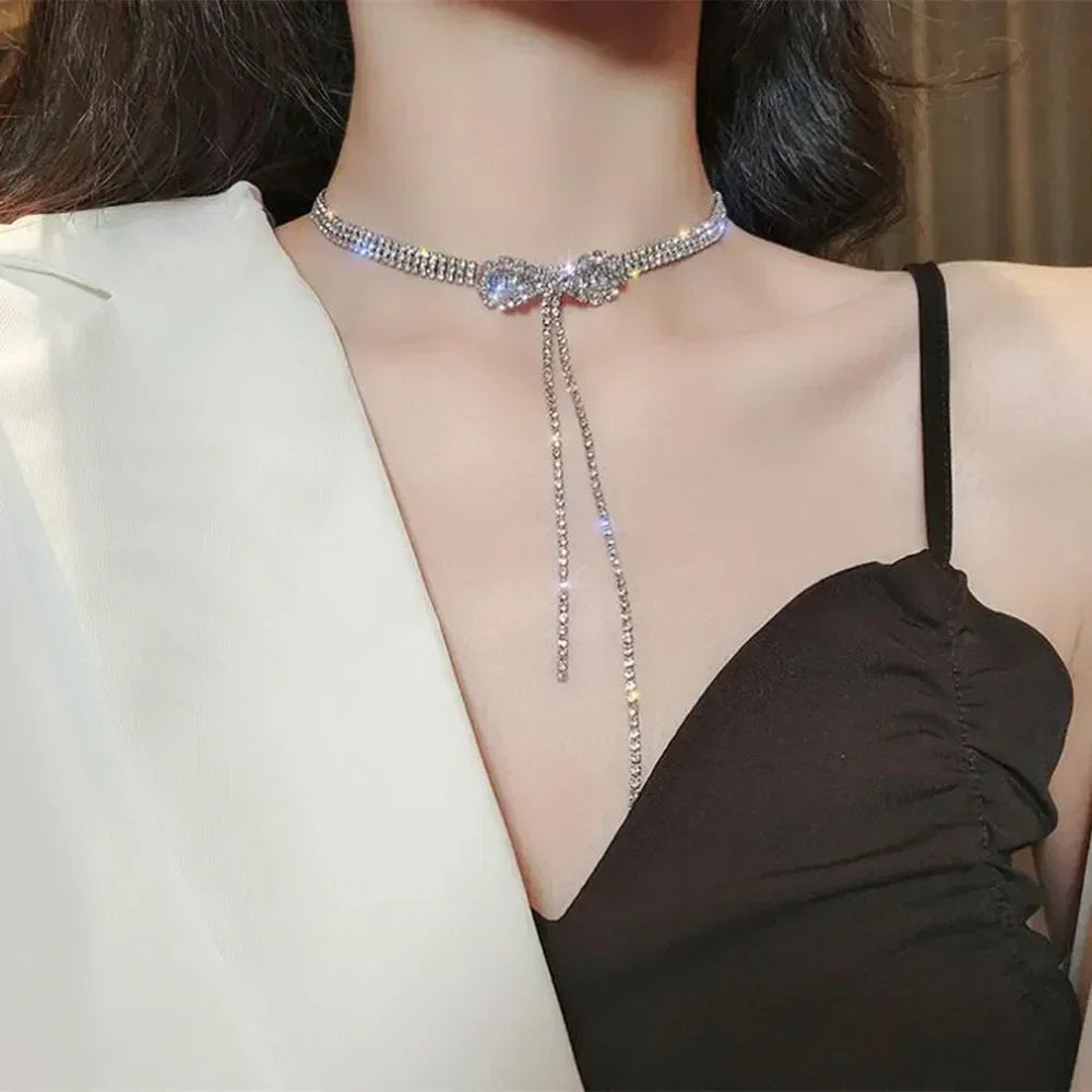Square Pink Zircon Pendant Necklace