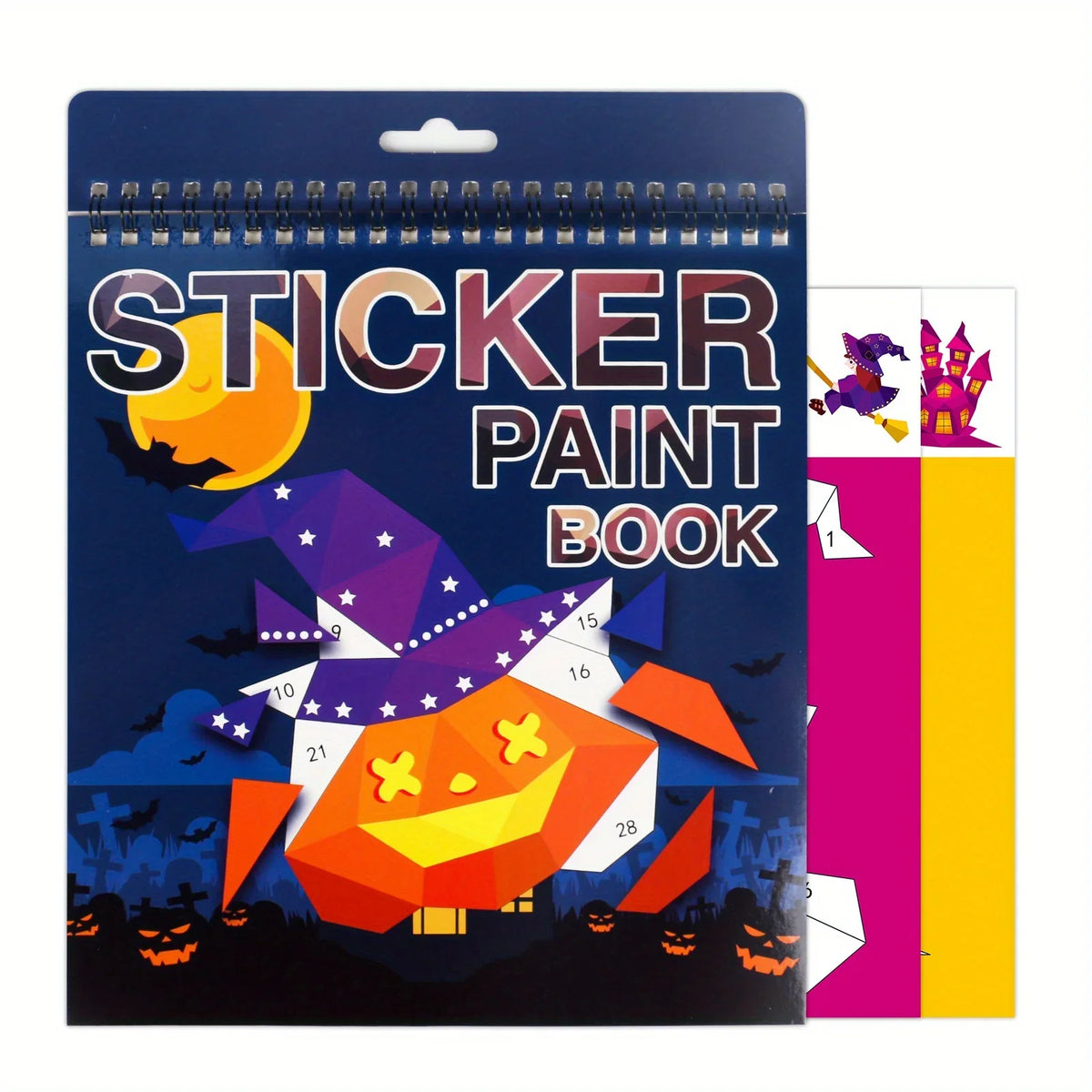 Sticker-by-Number Craft Book for Kids