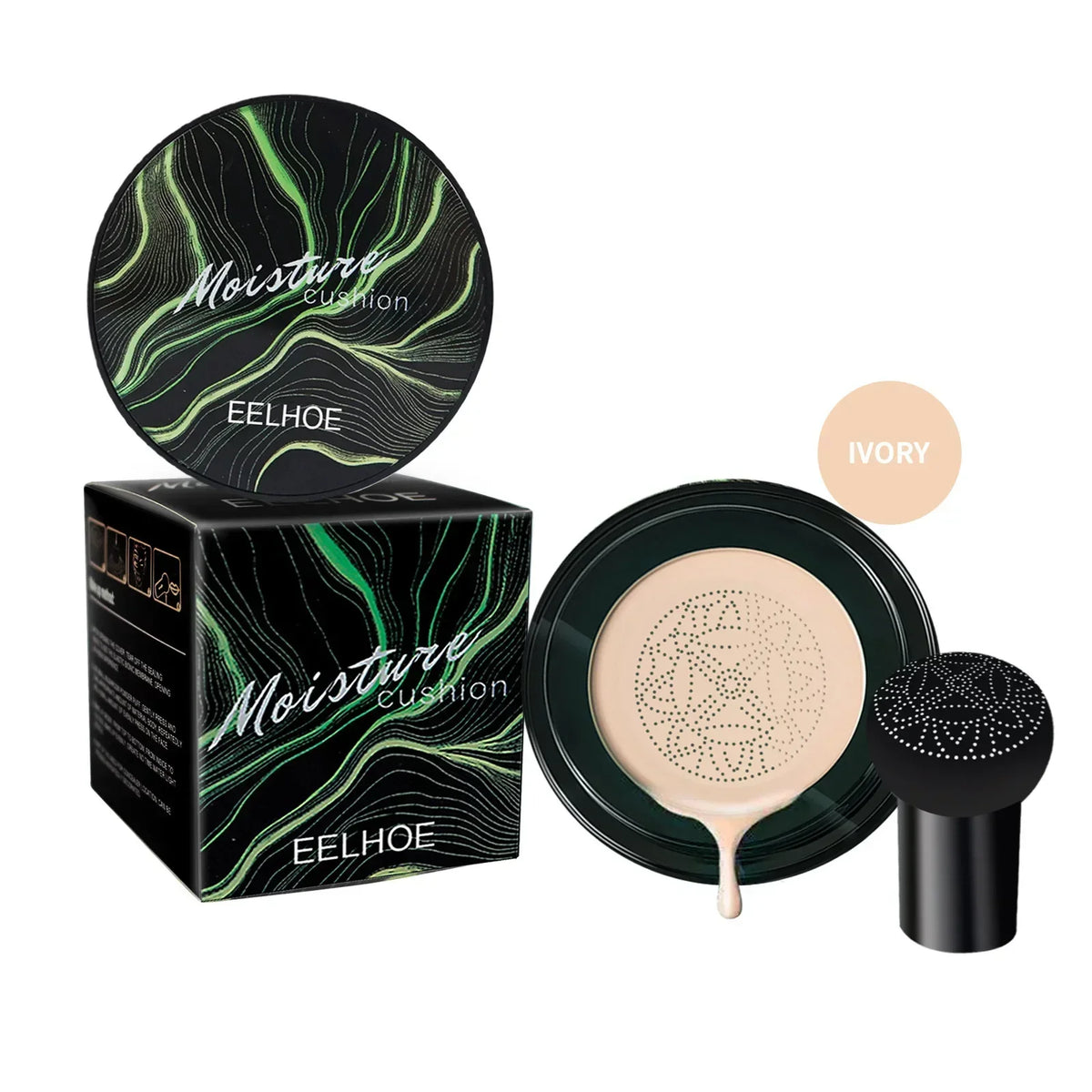 Air-Cushion CC Cream with Mushroom Applicator