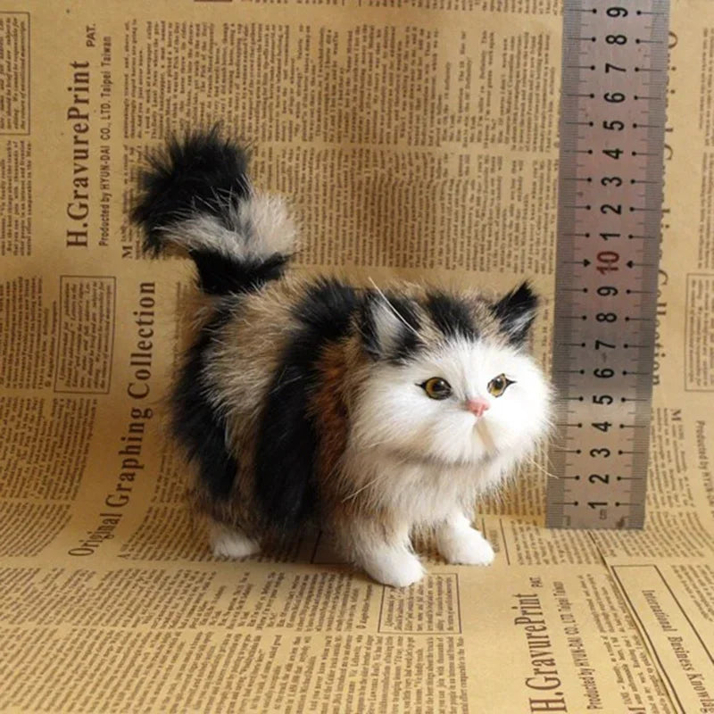 Realistic Cat Plush Toy