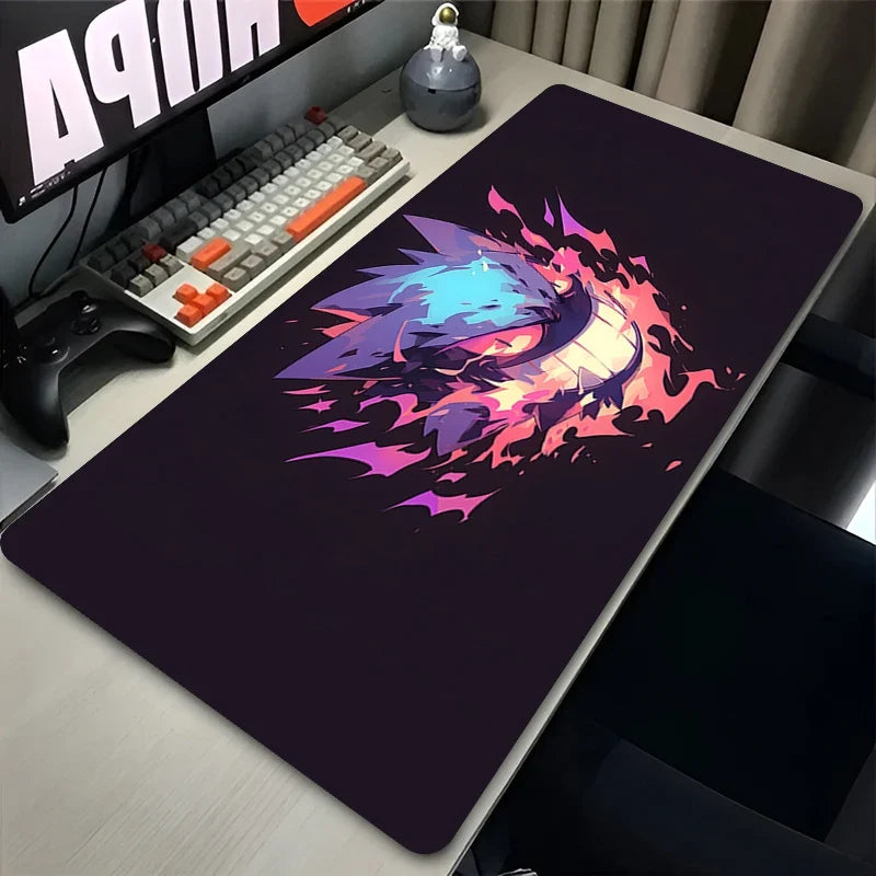 Gengar Purple Gaming Mouse Pad & Large Desk Mat