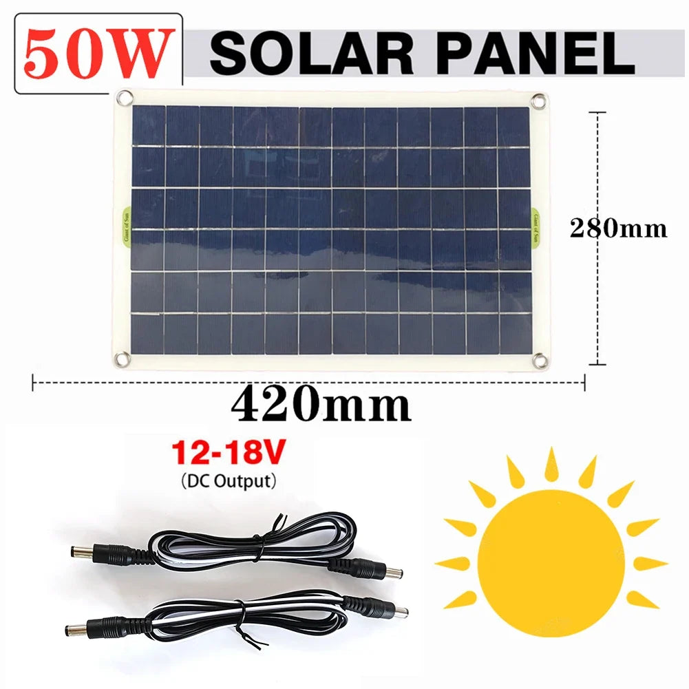 12V Low-Noise Solar Waterfall & Fountain Pump Kit