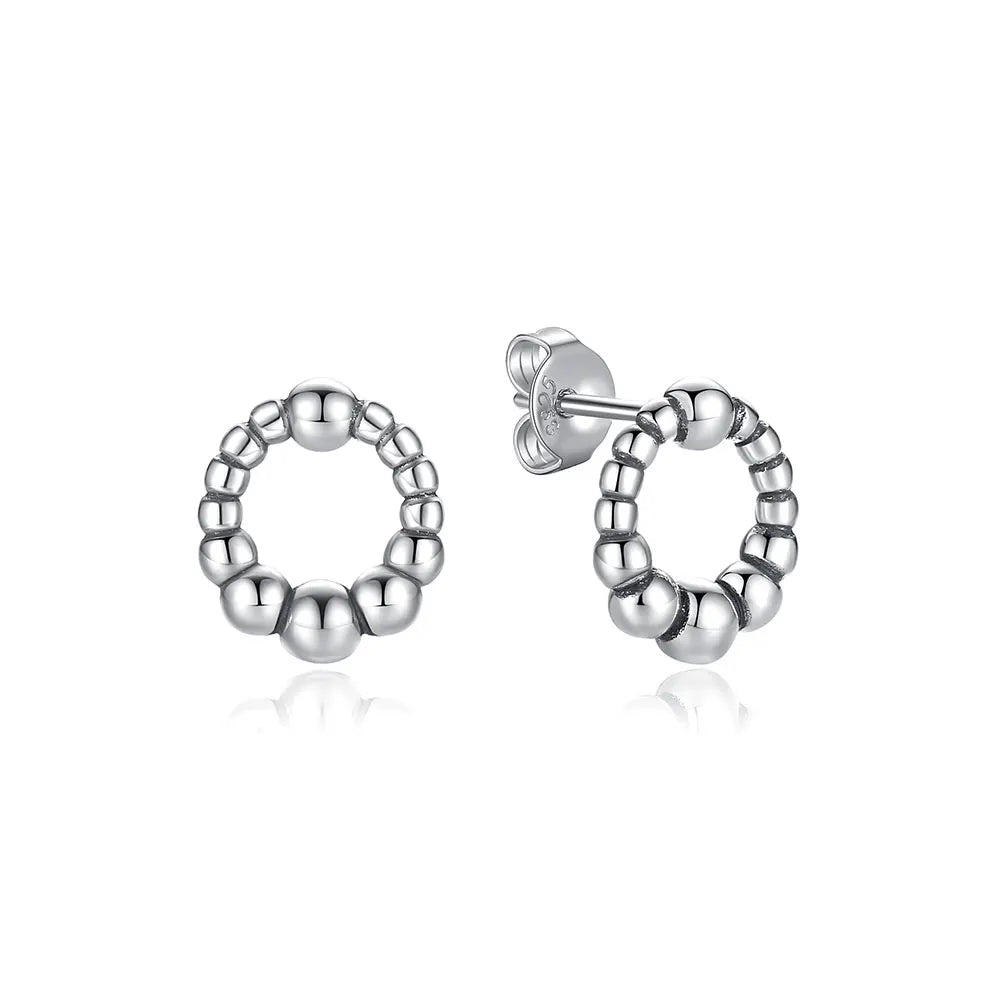 925 Sterling Silver Crown, Heart & Bee Earrings