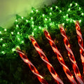 5PC/set Solar Candy Christmas Tree Garden Lights Outdoor Waterproof Lawn Lamp LED Decoration Stake