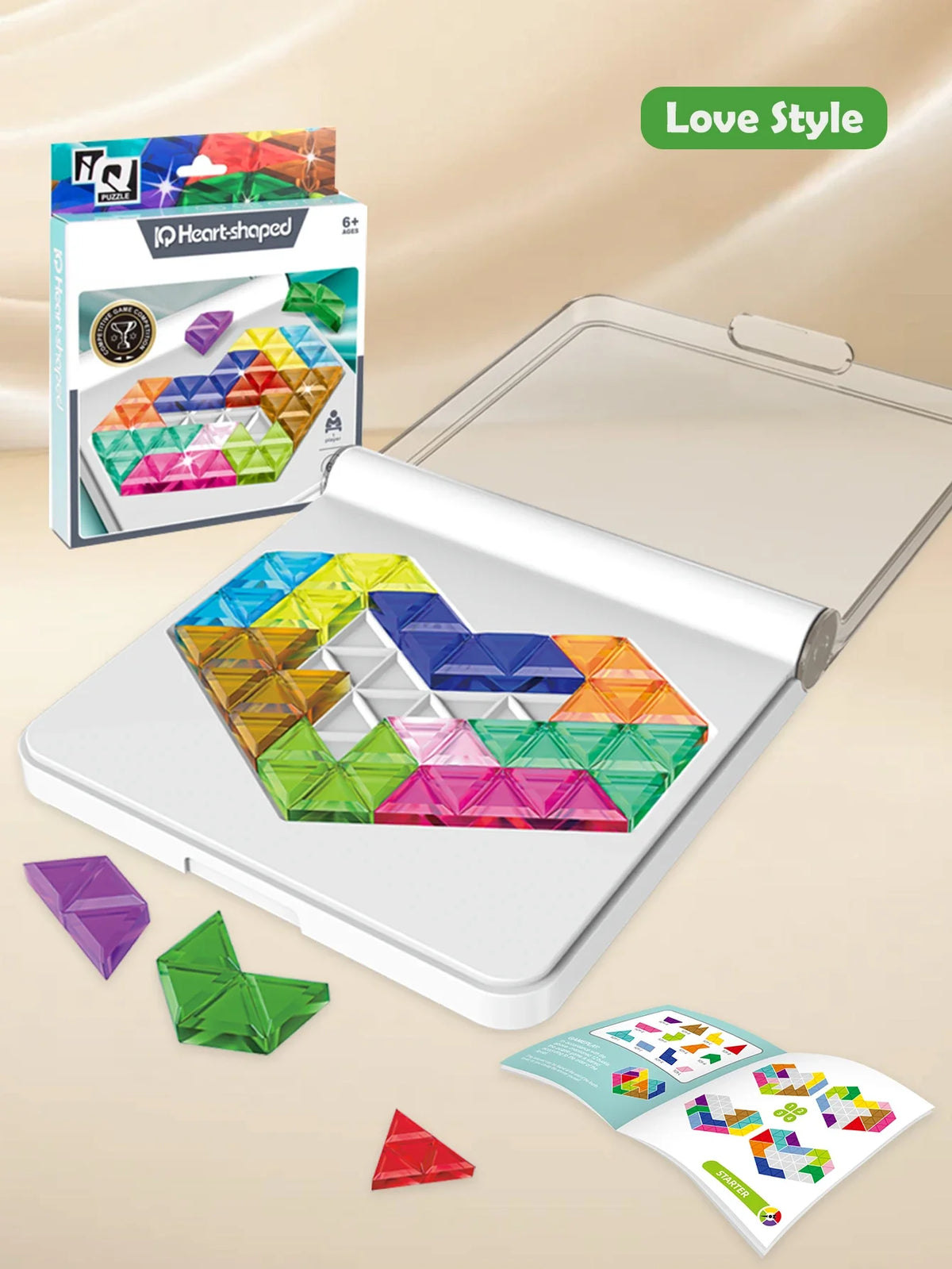 Colorful Logic & Shape Puzzle Tabletop Game