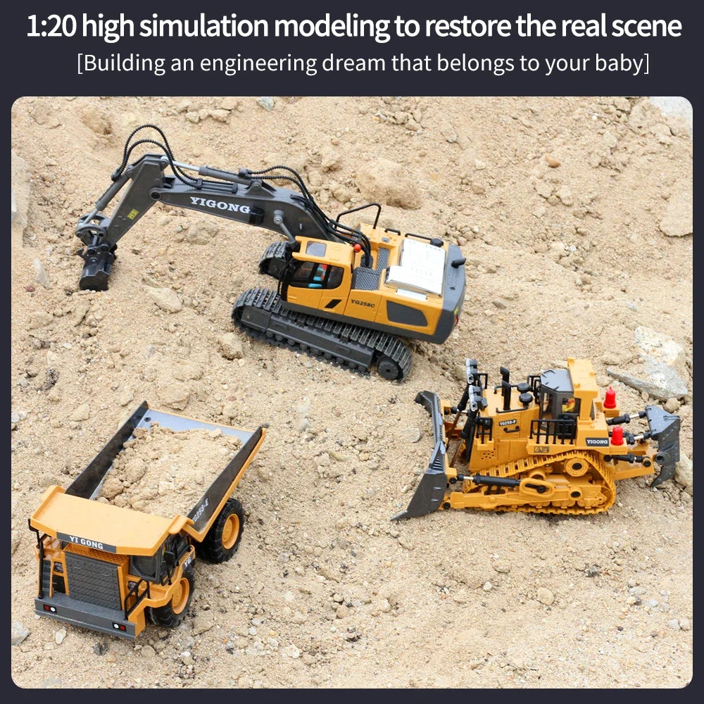 Remote-Control Excavator Toy