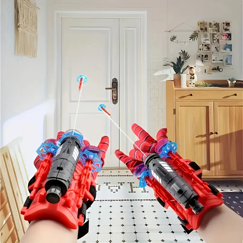 Superhero Spider Web Wrist Launcher Toy Set, 2-Pack