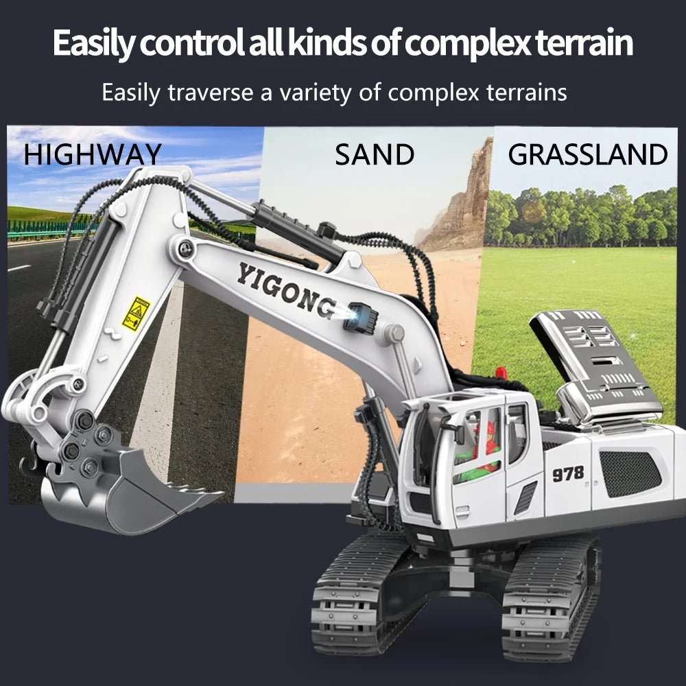 Remote-Control Excavator Toy