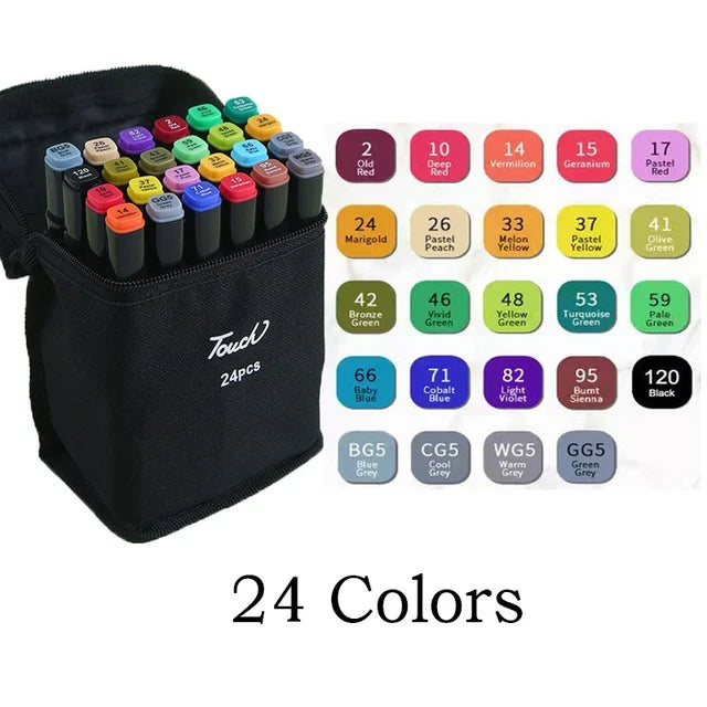Dual-Tip Art Marker Set