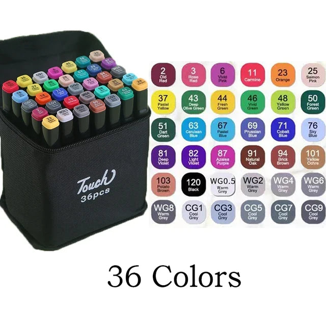Dual-Tip Art Marker Set