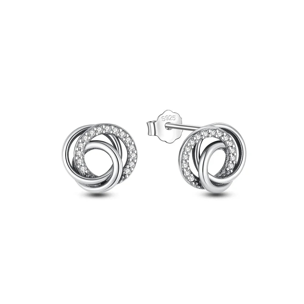 925 Sterling Silver Crown, Heart & Bee Earrings