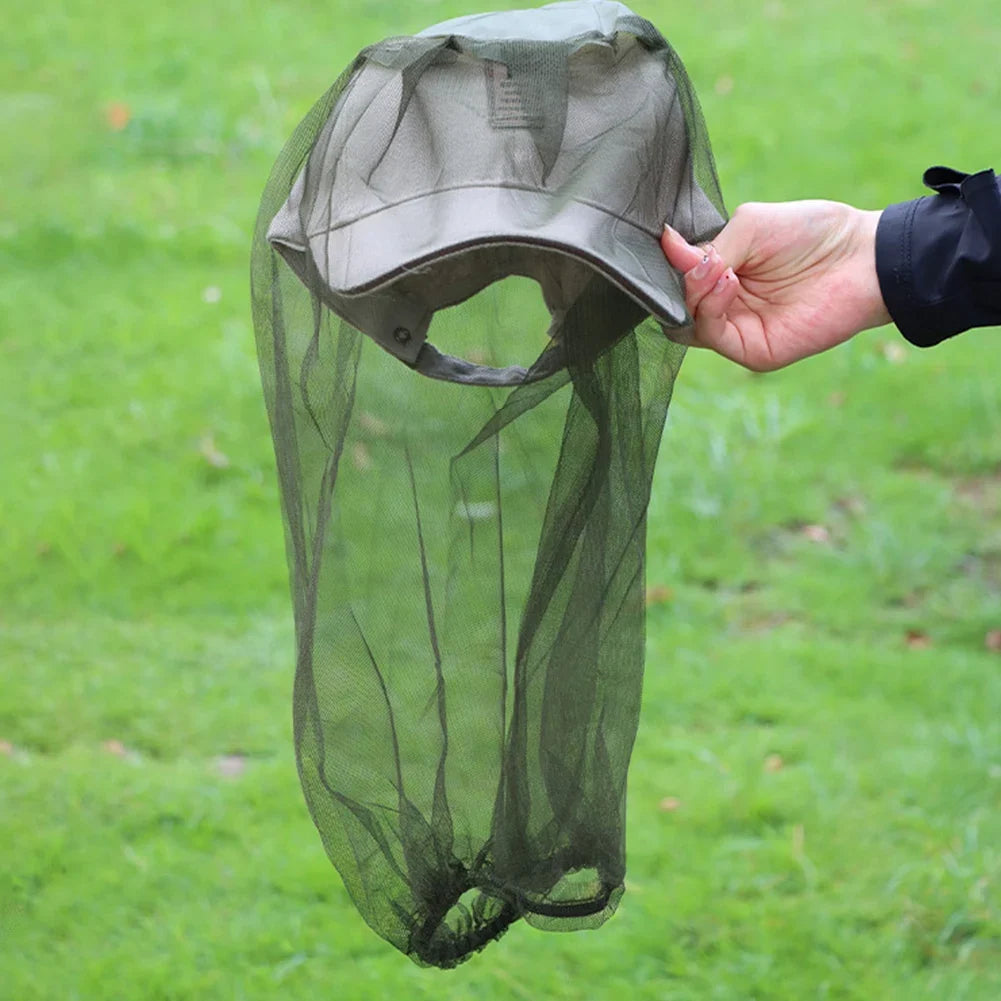 Mosquito Head Net with Mesh Face Protection