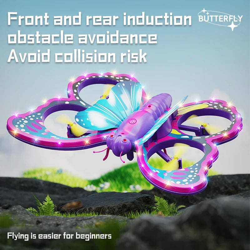 V40 Glitter Butterfly Mini Remote-Control Quadcopter Drone