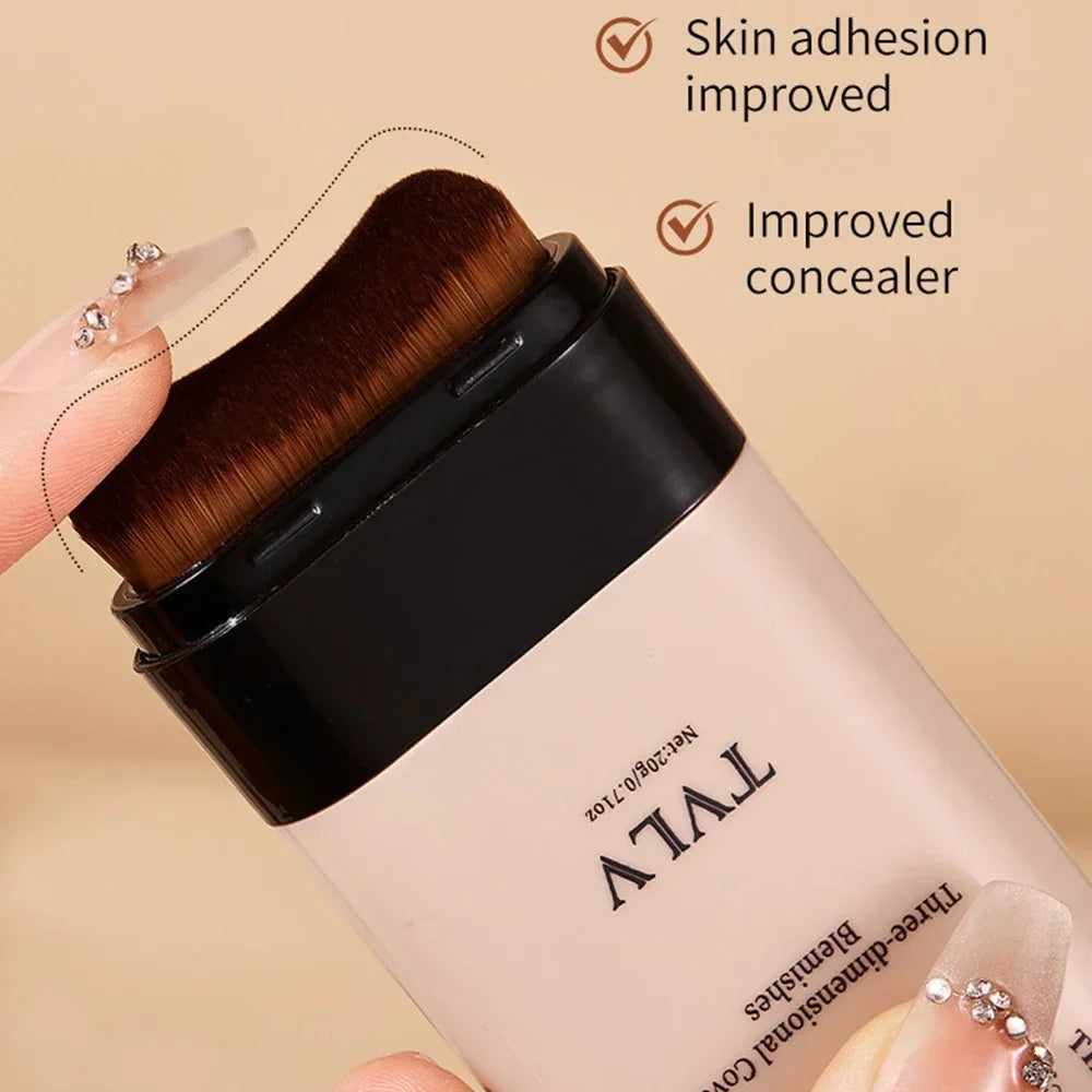 TVLV Velvet Moist Foundation Stick with Brush