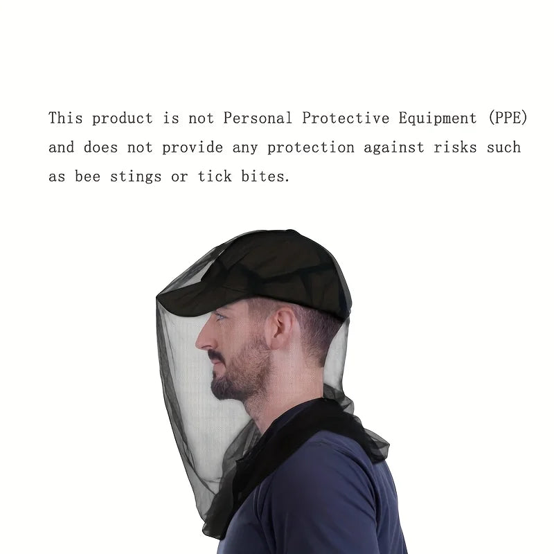 Mosquito Face Net for Camping, Fishing & Hiking