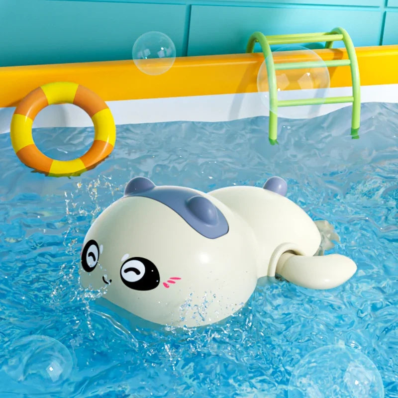 Wind-Up Swimming Animal Bath Toy