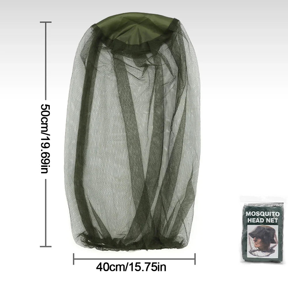 Mosquito Head Net with Mesh Face Protection
