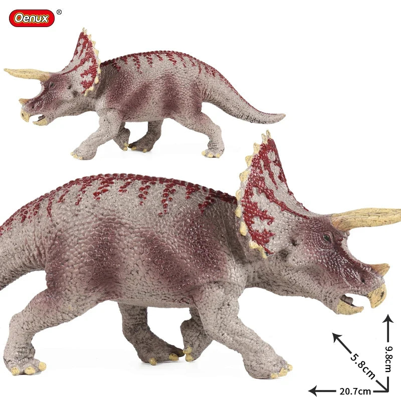 Oenux Jurassic Dinosaur Action Figure Set – 5 Pieces
