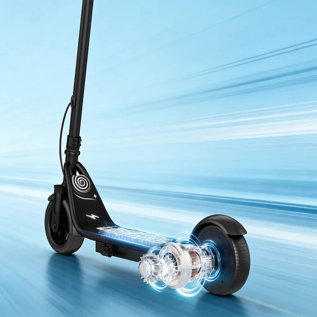 Kids’ Electric Scooter with Solid Tires