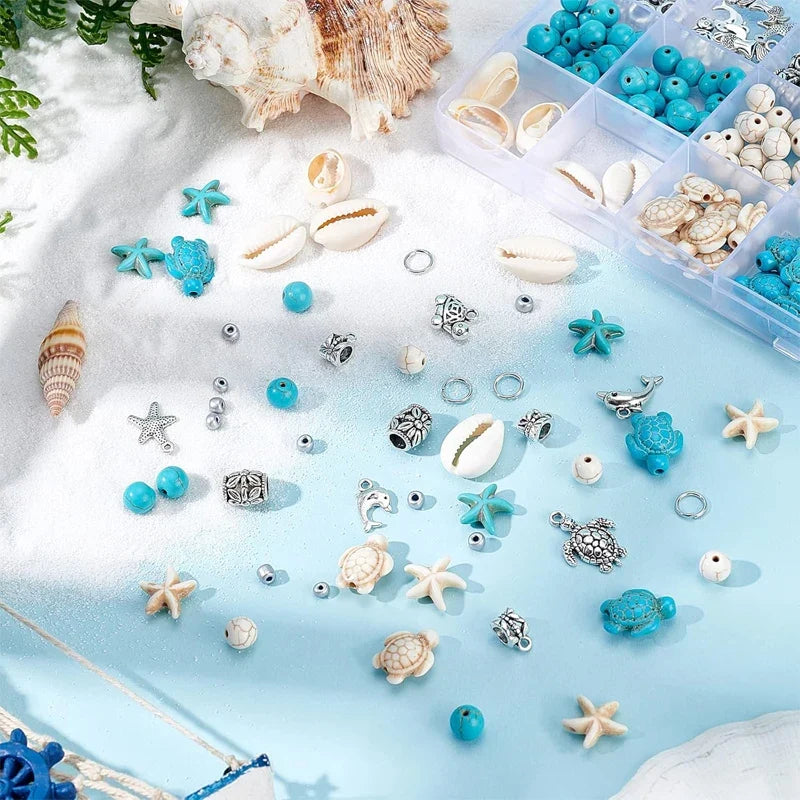 Ocean Summer Clay Bead Friendship Bracelet Kit