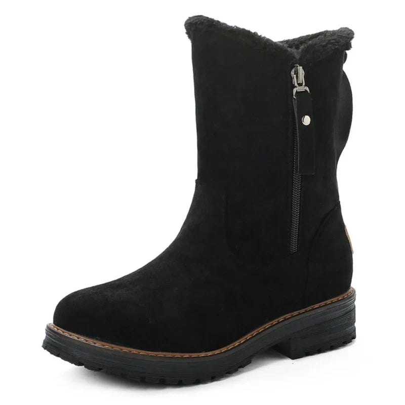 Women’s Fur-Lined Mid-Calf Winter Boots