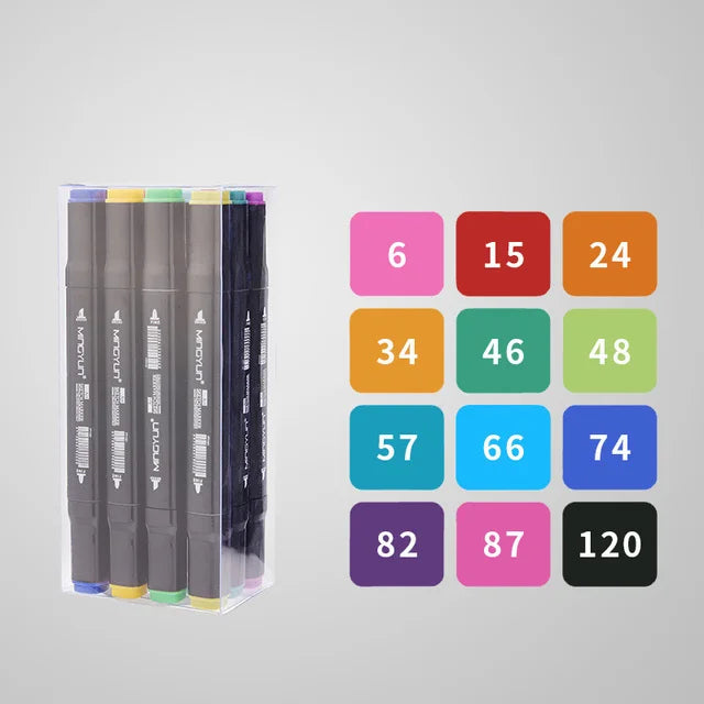 Dual-Tip Art Marker Set