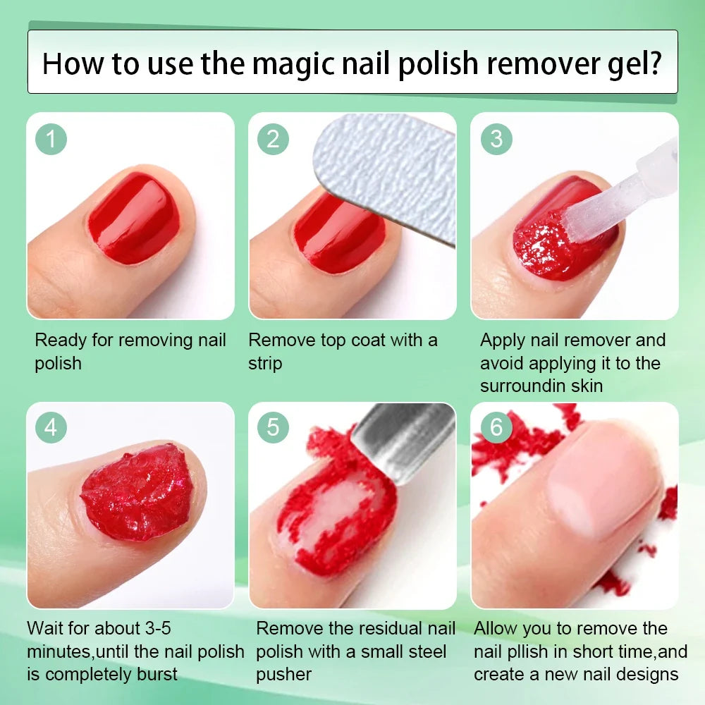 Soak-Off Gel Nail Polish Remover, 15 mL