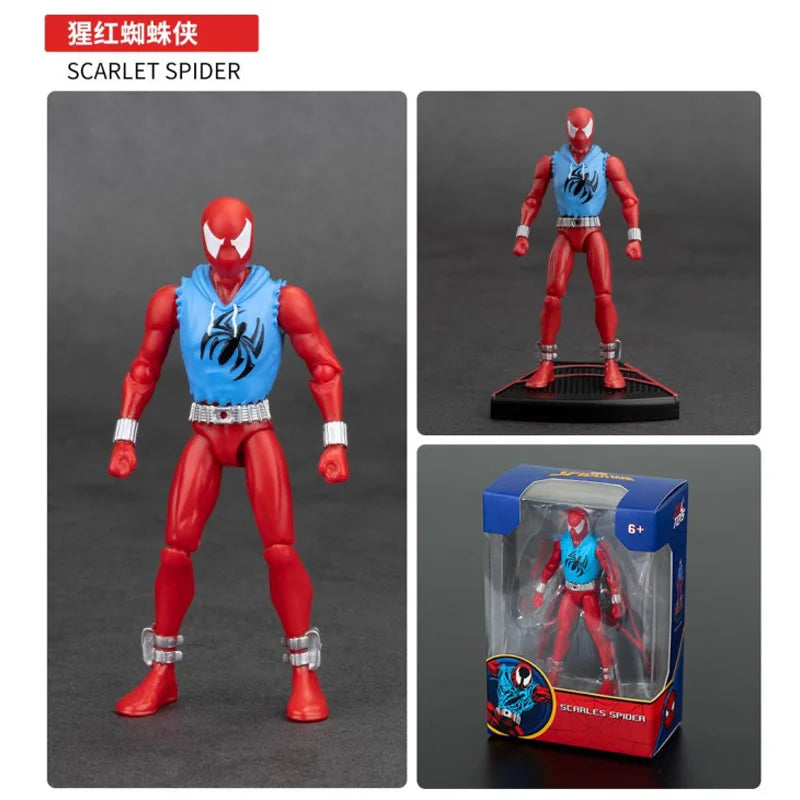 Poseable Superhero Villain Action Figure, 4 Inches