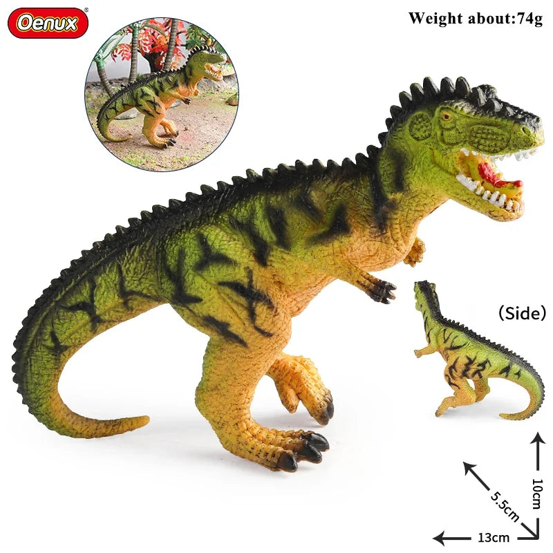 Oenux Jurassic Dinosaur Action Figure Set – 5 Pieces