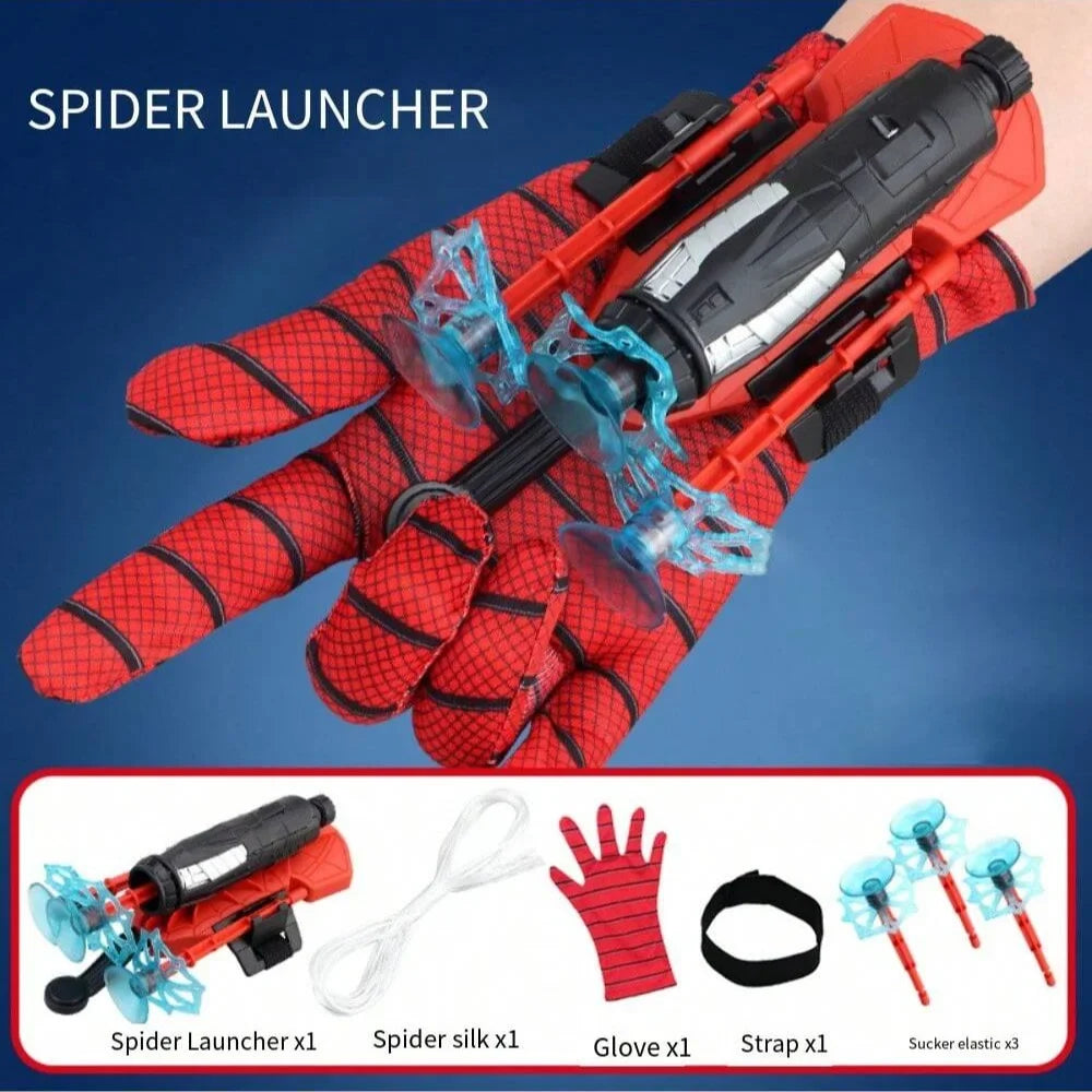 Superhero Spider Web Wrist Launcher Toy Set, 2-Pack