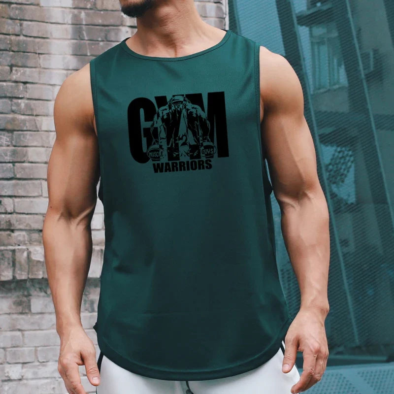 Men's Quick-Dry Mesh Athletic Tank Top