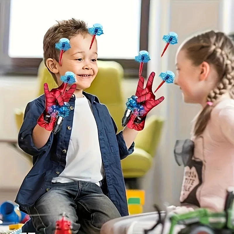 Superhero Spider Web Wrist Launcher Toy Set, 2-Pack