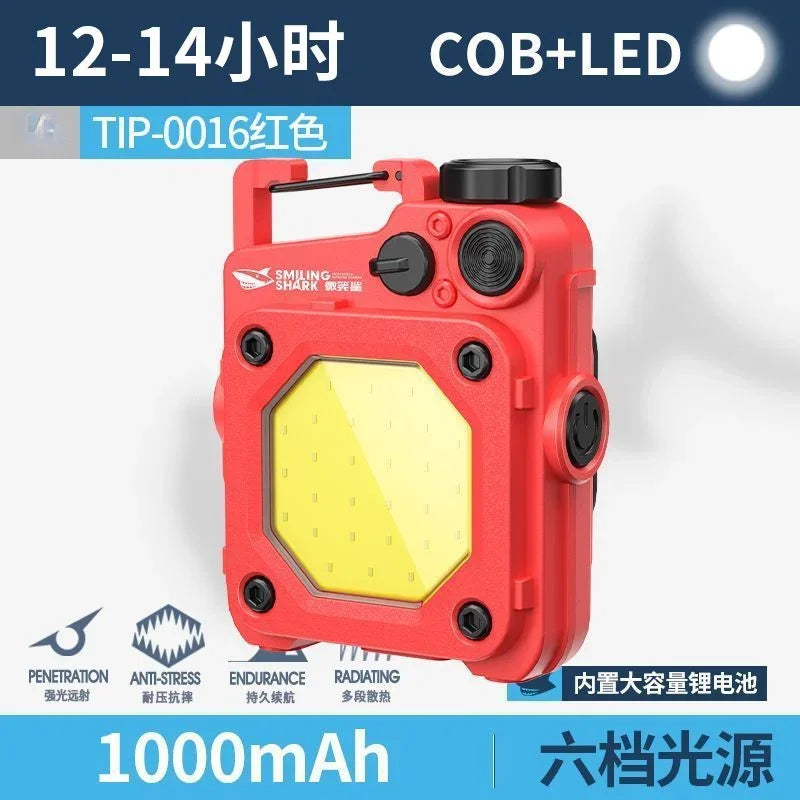 SMILING SHARK Magnetic Clip LED Running & Camping Light