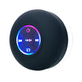 IPX4 Portable Bluetooth Speaker with LED Light & Suction Cup