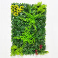 Artificial Boxwood & Flower Privacy Hedge Panel
