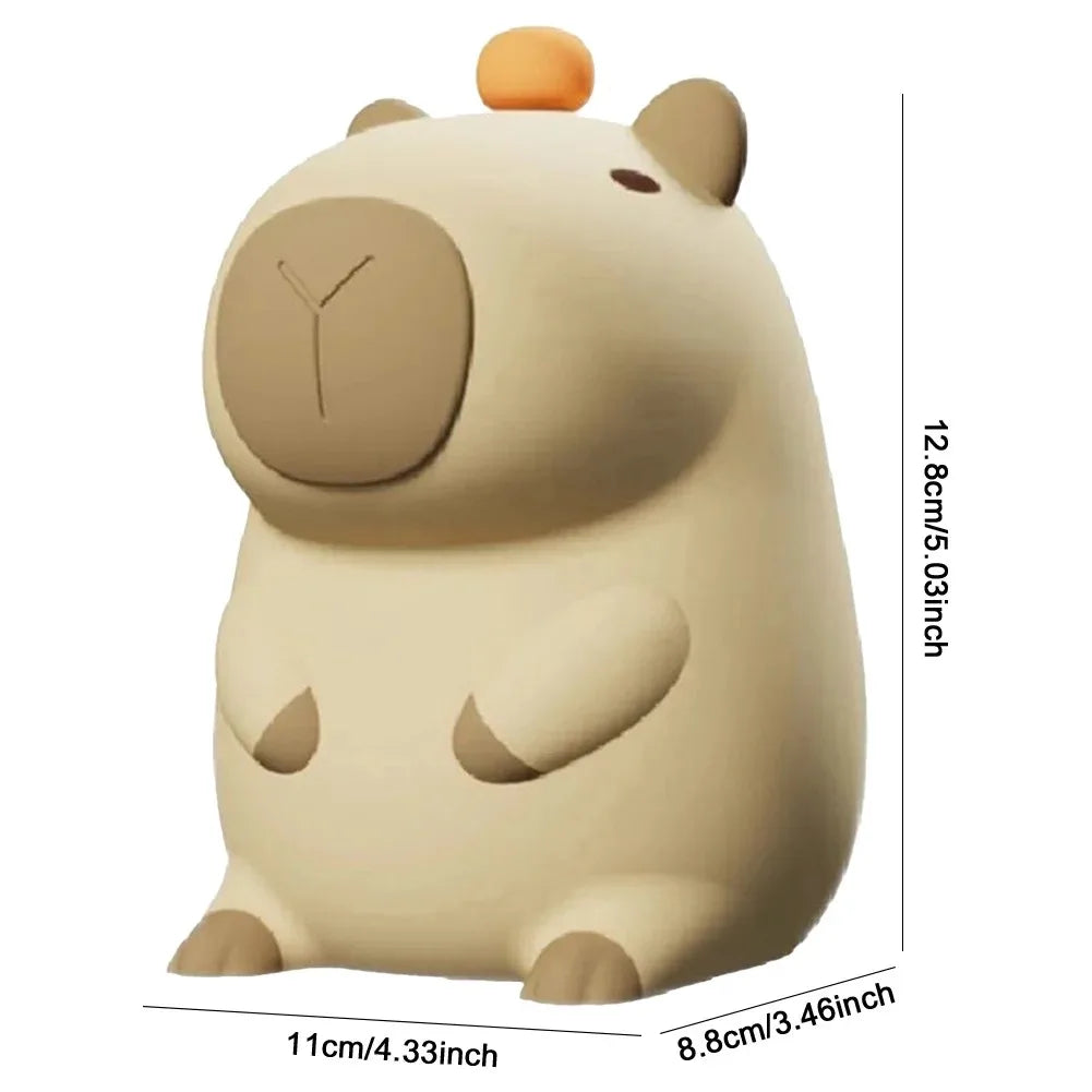 GGbingo Touch-Control Rechargeable Capybara LED Night Light