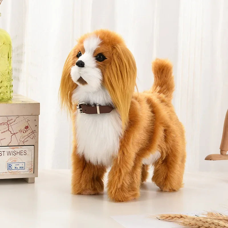 Interactive Walking Plush Dog with Music & Touch Control