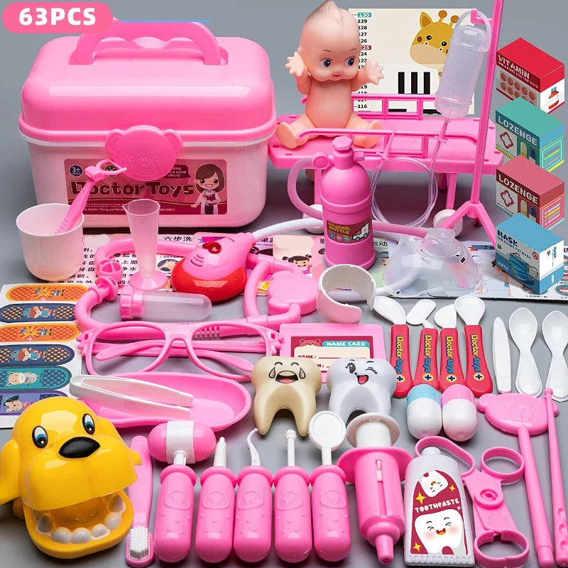 Kids’ Doctor Pretend Play Kit with Medical Accessories
