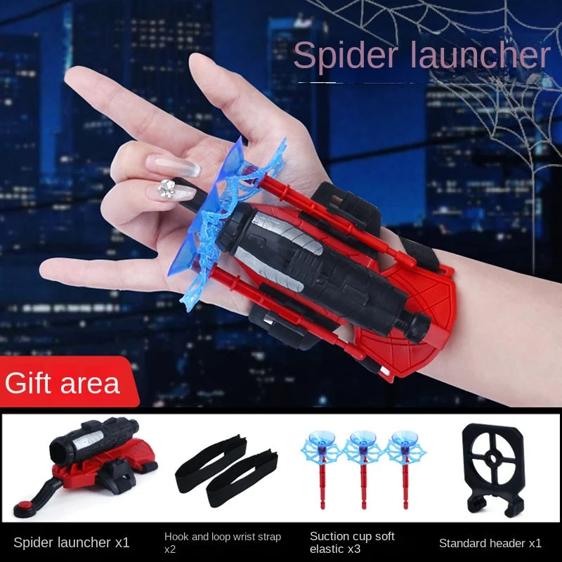 Superhero Spider Glove Wrist Launcher Toy Set