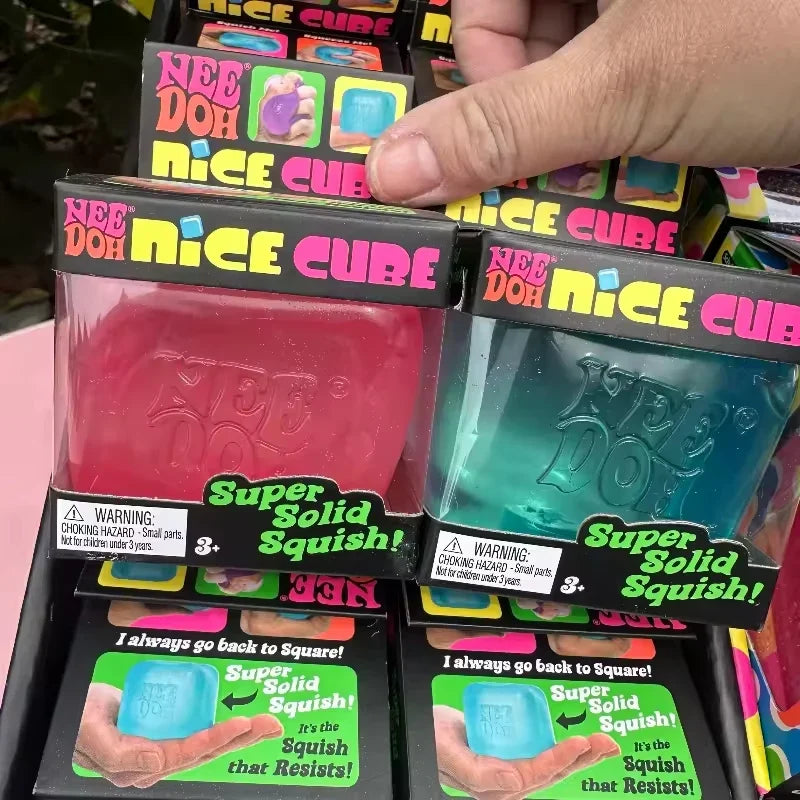 NeeDoh Cube Sensory Squishy Toy