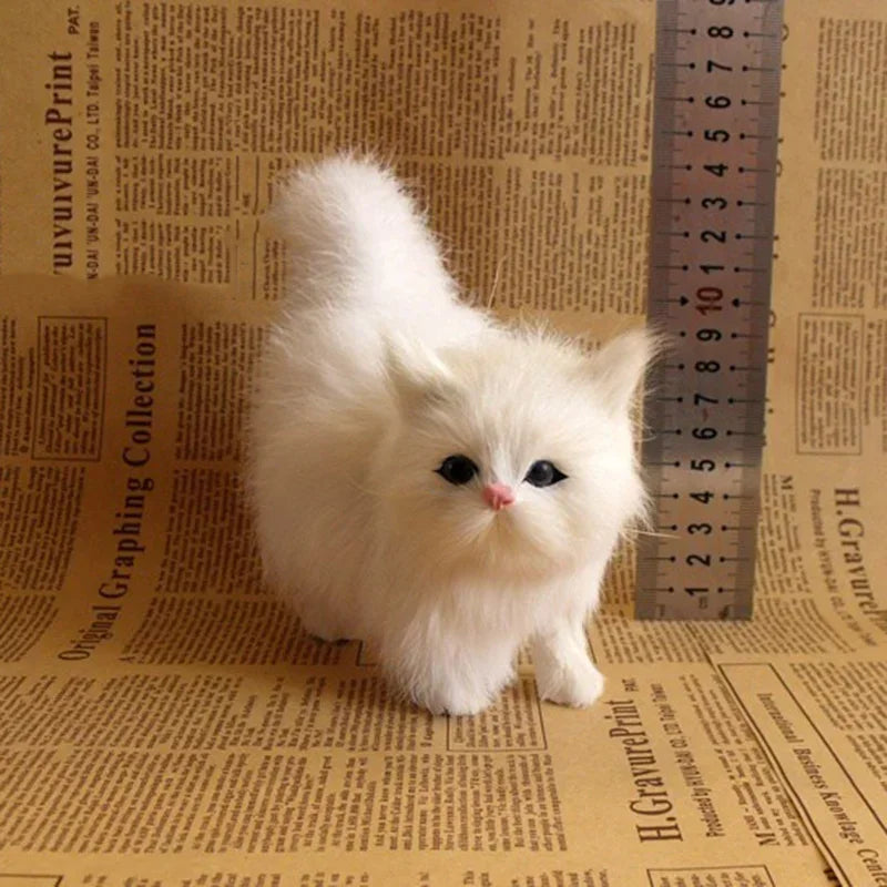 Realistic Cat Plush Toy