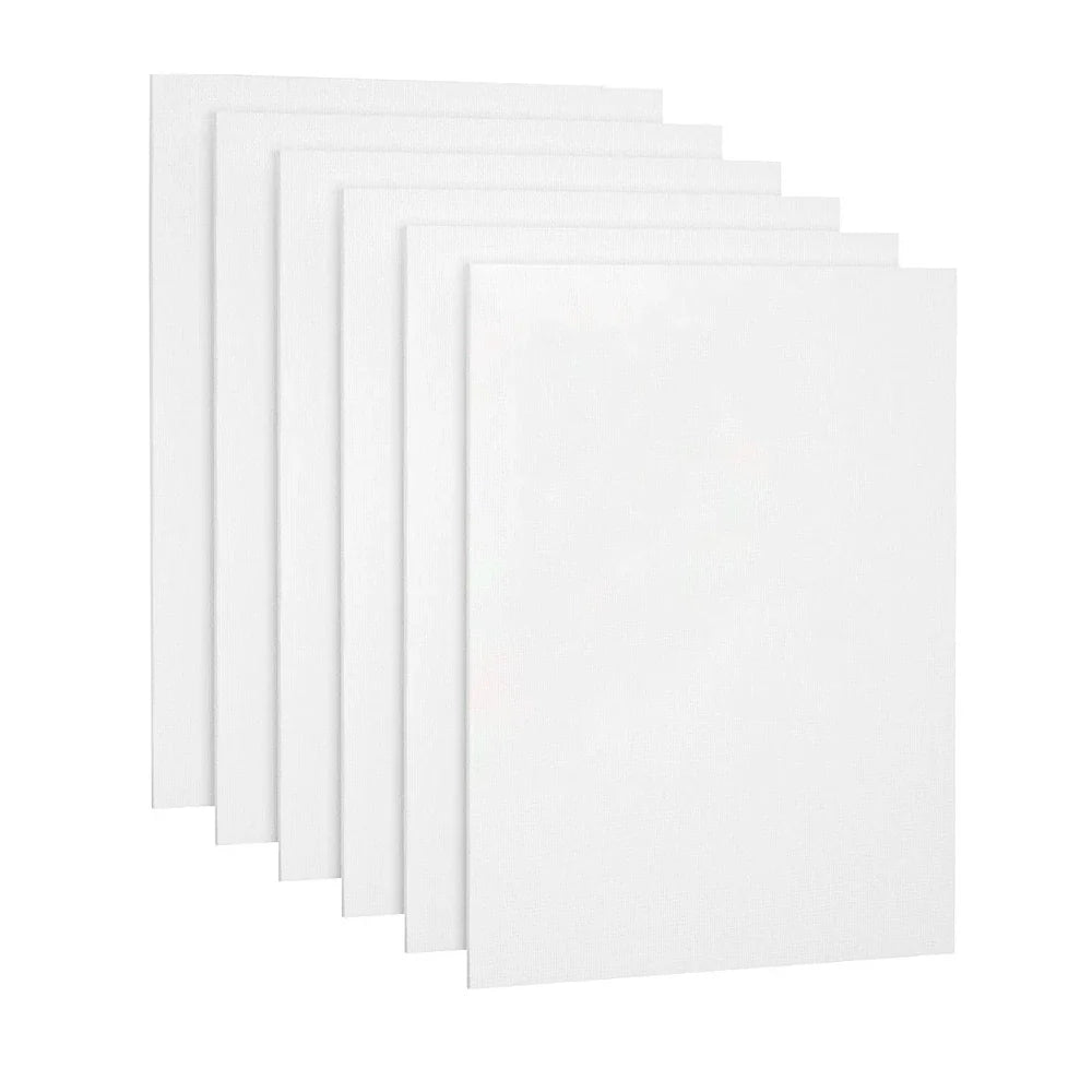 Gesso-Primed Cotton Canvas Panels, Pack of 6