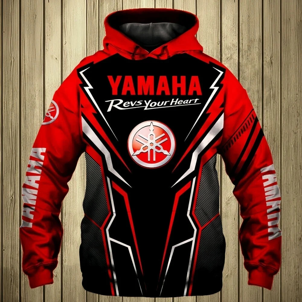 Men's Yamaha Motorcycle Graphic Hoodie